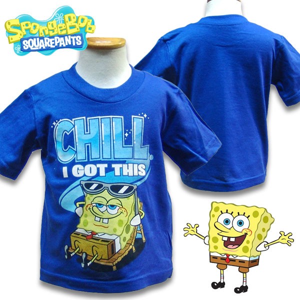 スポンジボブ SPONGE BOB キッズ 半袖 Tシャツ 男の子 US2T 80-90cm