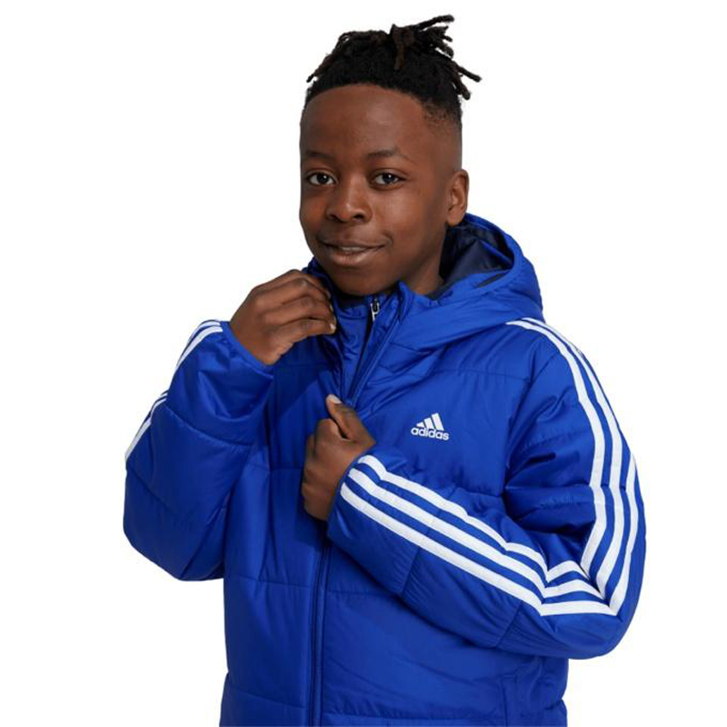 新品　adidas パデッドジャケット　キッズ　アウター　ダウン　黒　青　140 楽天市場】アディダス パデッドジャケット キッズの通販