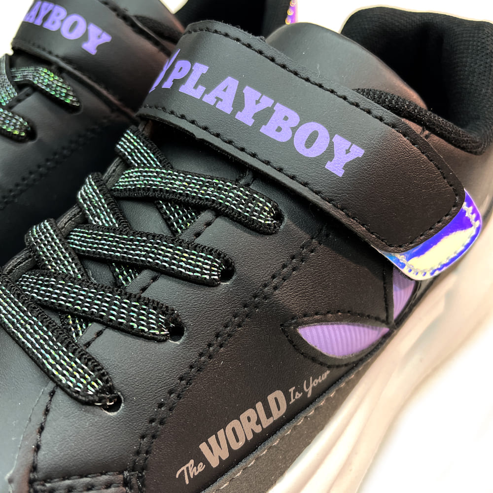 PLAYBOY VINTAGE ENGLAND製 プレイボーイレザーシューズ 5 PLAYBOY 別注モデル プレイボーイ レディース スニーカー 靴