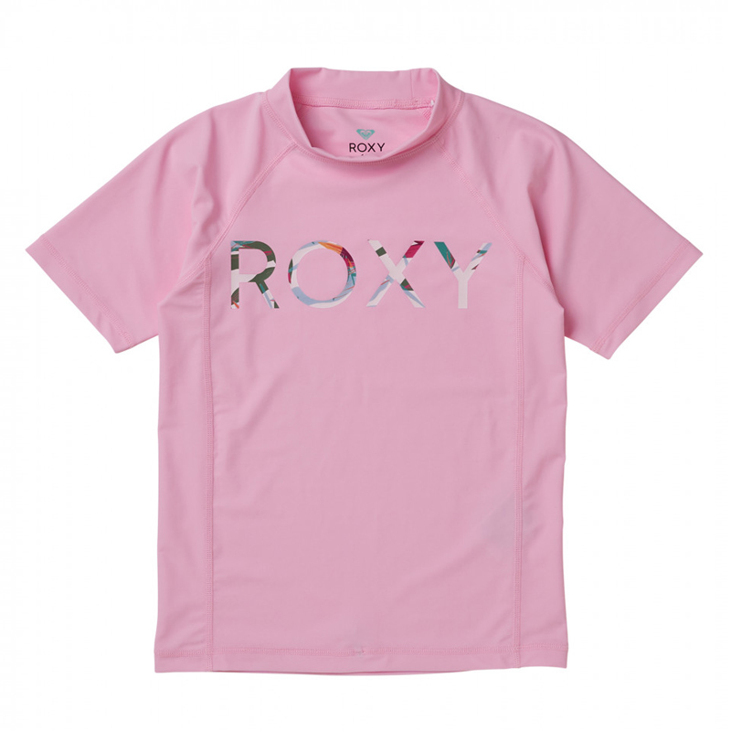 ロキシー ROXY ガールズ キッズ ラッシュガード 半袖 TLY221106PNK 120〜150...