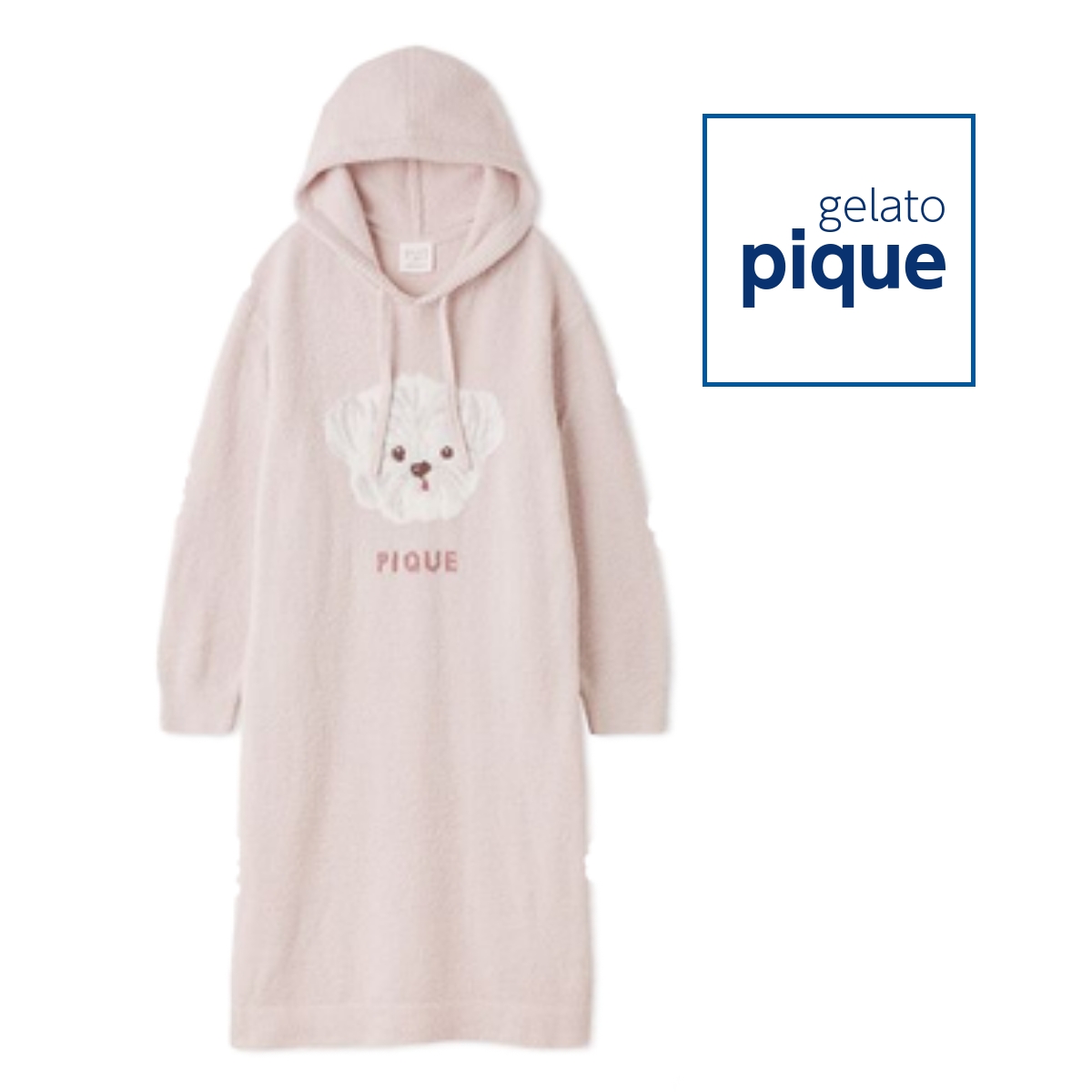 専用ジェラートピケ メレンゲDOG ジャガードフードワンピース 靴下もセットで！ gelato pique（ジェラートピケ） ワンピース レディース メレンゲDOG