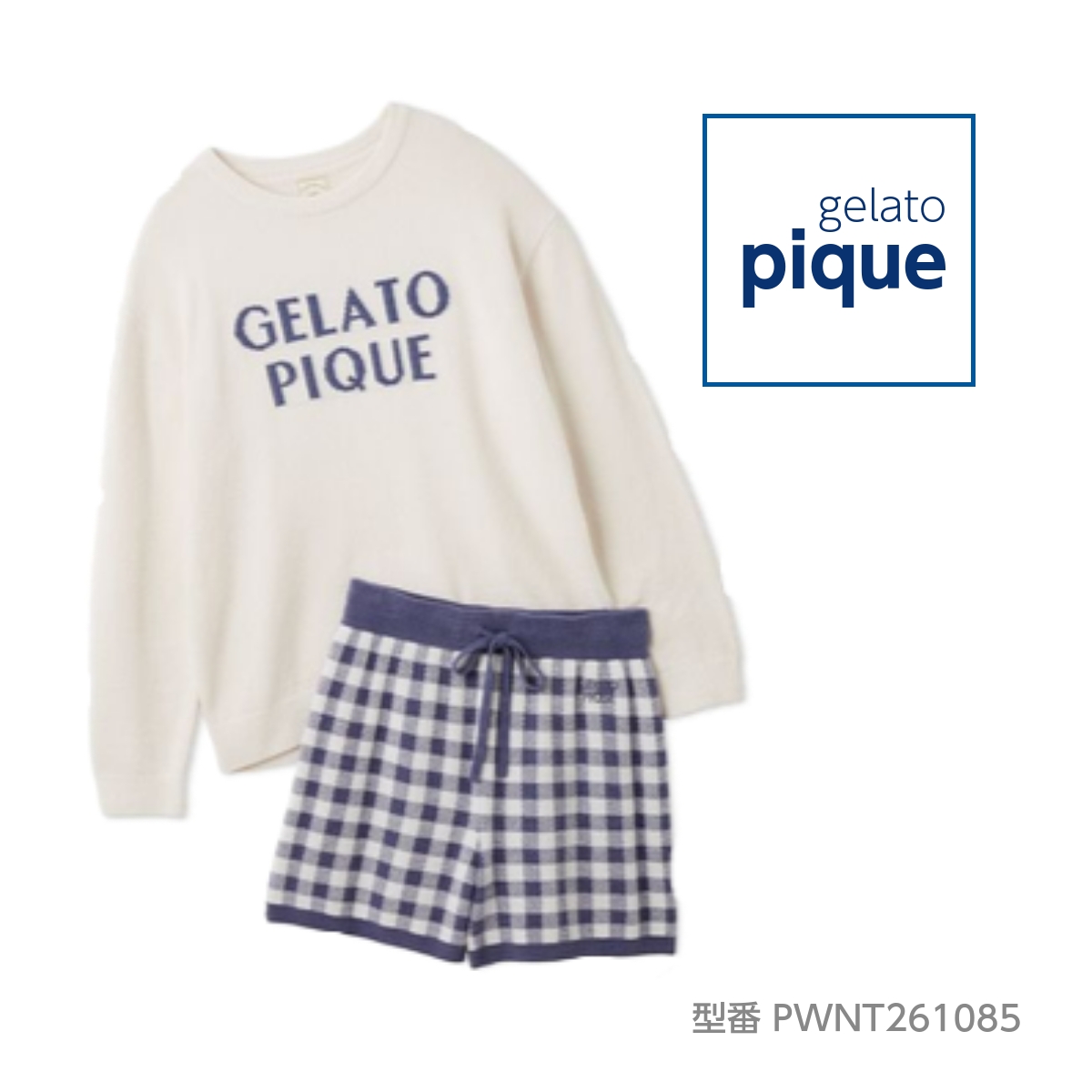 ジェラートピケSLEEPING DOGプルオーバー&ショートパンツセット gelato pique（ジェラートピケ） パジャマ ルームウェア 「ONLINE限定