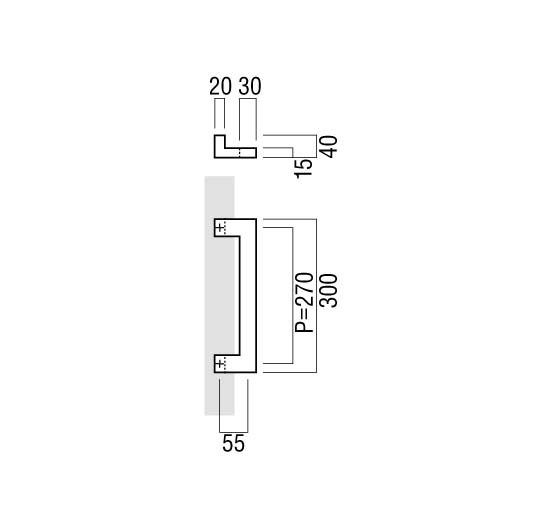 ユニオン（UNION） ドアハンドル T150-25-101 L300 ユニキャスト