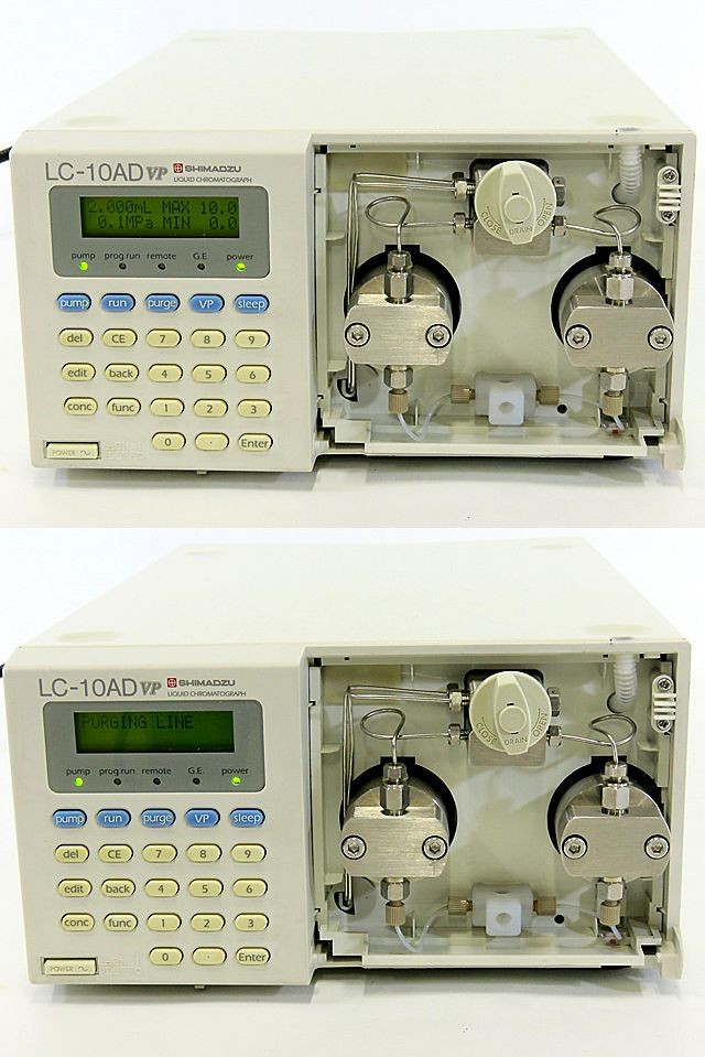 ○HPLC送液ユニットLC-10ADvp/クロマトポンプ/デュアルポンプ/0.001