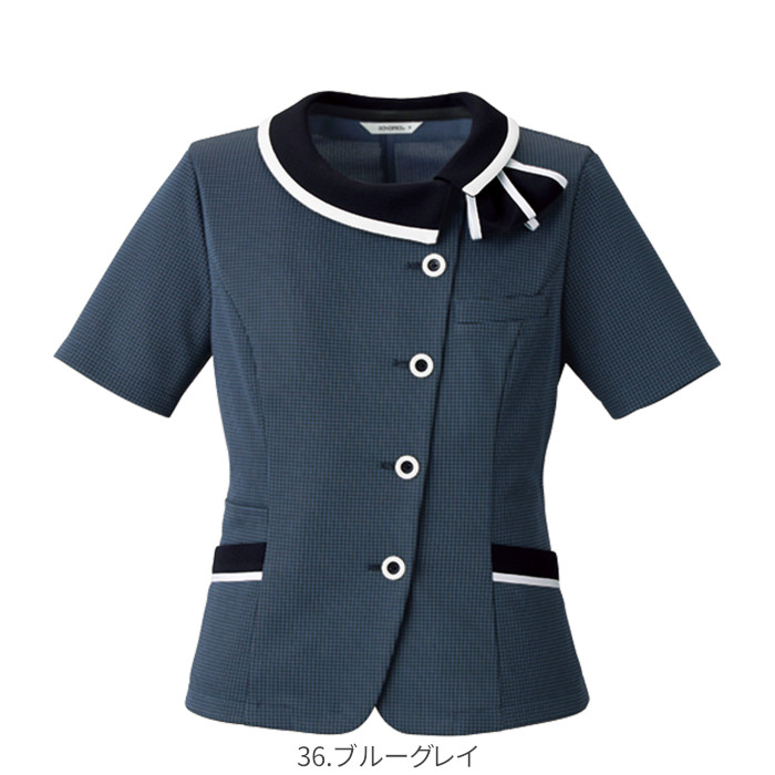 ボンマックス（ユニフォーム） 事務服 オーバーブラウス ニット