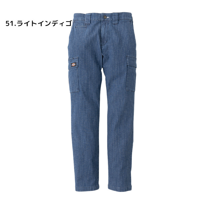 Dickies（ディッキーズ） チノパン ストレッチ ストライプ カーゴ