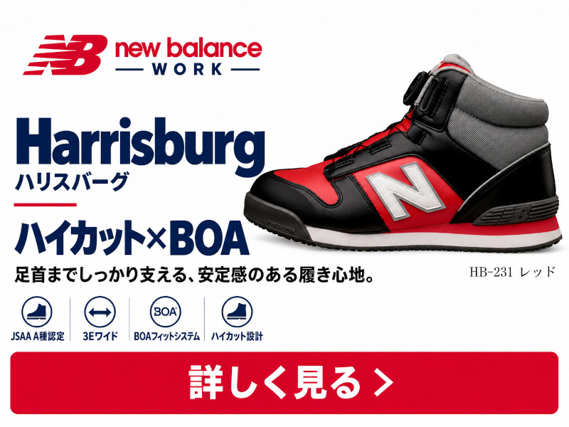 New Balance（ニューバランス） 安全靴 ハイカット BOA スニーカー