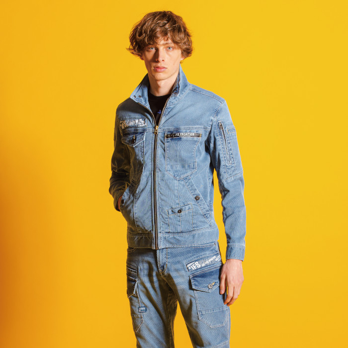 I'Z FRONTIER アイズフロンティア 作業着 デニム ジャケット