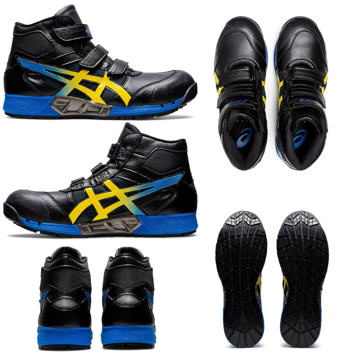 アシックス asics 安全靴 新作 ハイカット ウィンジョブ 」マッ