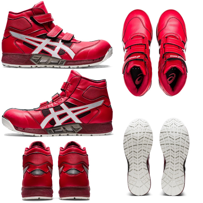 アシックス asics 安全靴 新作 ハイカット ウィンジョブ 」マッジック 