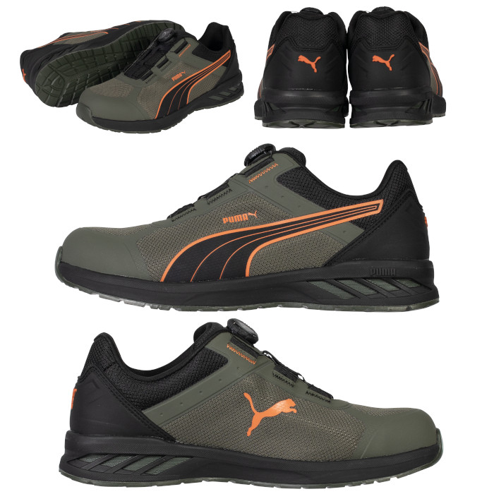 PUMA（プーマ） 新作 安全靴 ローカット ダイヤル式 おしゃれ