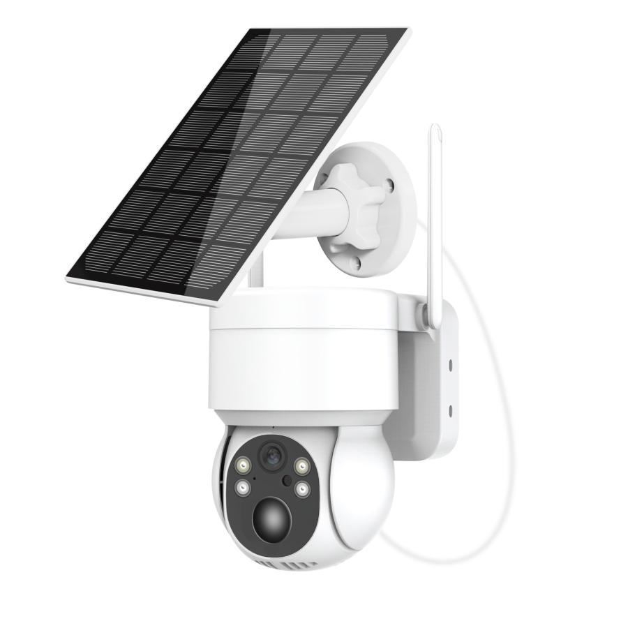 防犯カメラ wifi 屋外 家庭用 ソーラー ワイヤレス 400万画素 ソーラー充電 電源不要 監視カメラ AI人感検知自動追跡 常時録画  IP66防水 防犯灯カメラ