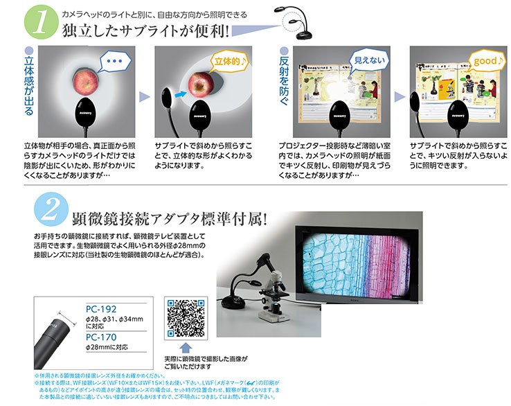 良質 書画カメラ OHP PC-193 教材提示装置 顕微鏡テレビ装置 ヤガミ