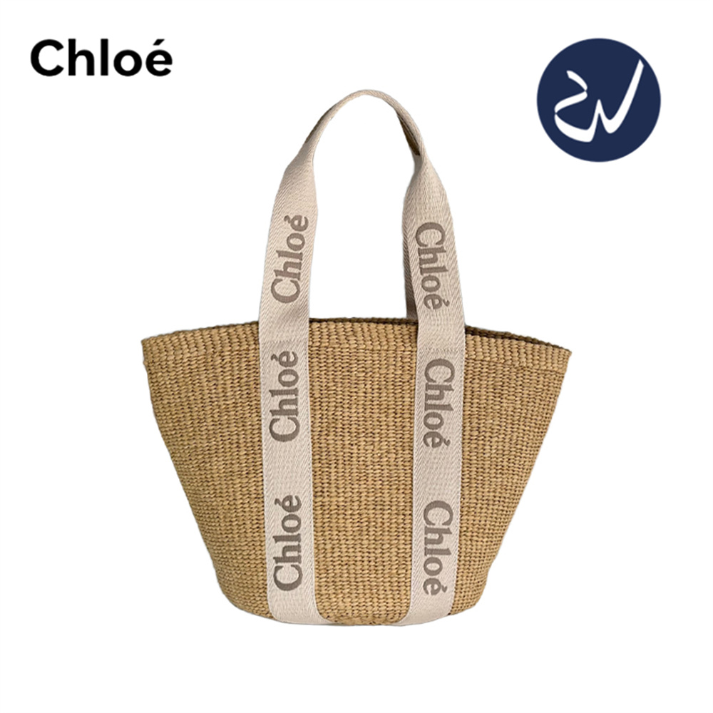 「最安値に挑戦中」大人気!【Chloe】クロエ かごバック WOODY ラージバスケット CHLOE カゴバッグ 通勤 人気 新品 プレゼント 2024｜sw-s