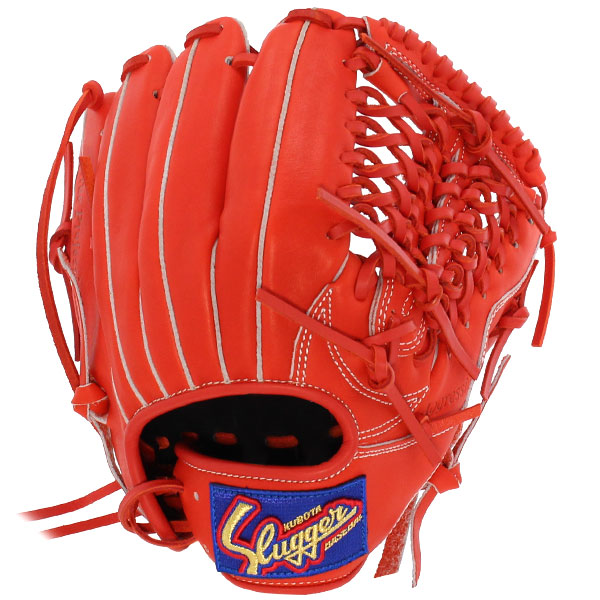 Slugger 軟式グローブ オレンジ/グリーン 楽天市場】久保田スラッガー 軟式グローブ KSN-L7 KSオレンジ