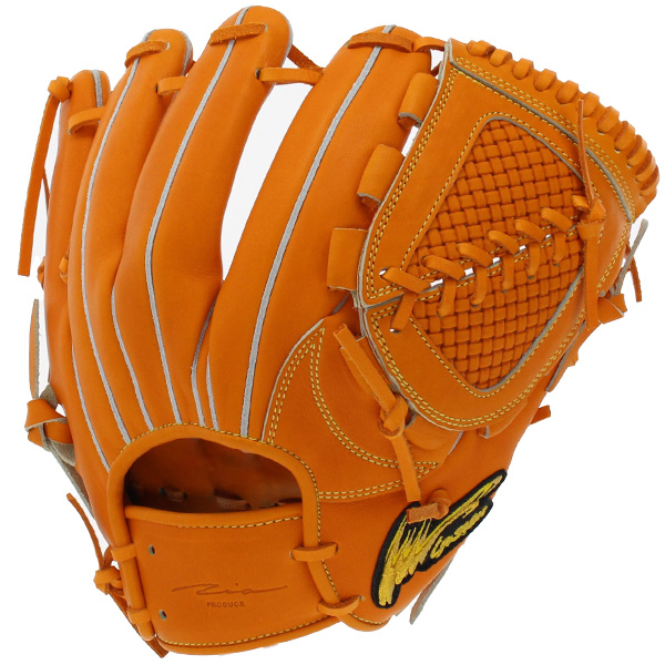 アイピーセレクト 硬式グローブ 外野用 オレンジ即購入不可