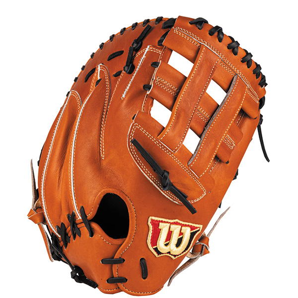ウイルソン　一般成人硬式ファーストミット　36D　オレンジ　右投げ Wilson 硬式ファーストミット ウイルソン Staff シリーズ 一塁手