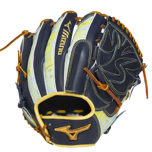 ミズノプロ投手用グローブ（MIZUNO／スポーツ用品）（色：ブルー系）の