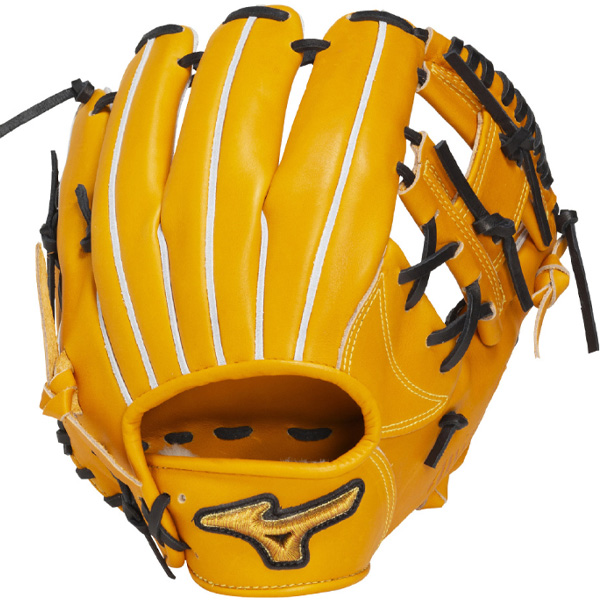 【ミズノプロ 軟式グローブ イエロー／ブラウン Mizuno Pro】 Mizuno Pro 軟式グローブ（色：ブラウン系）｜グローブ｜野球