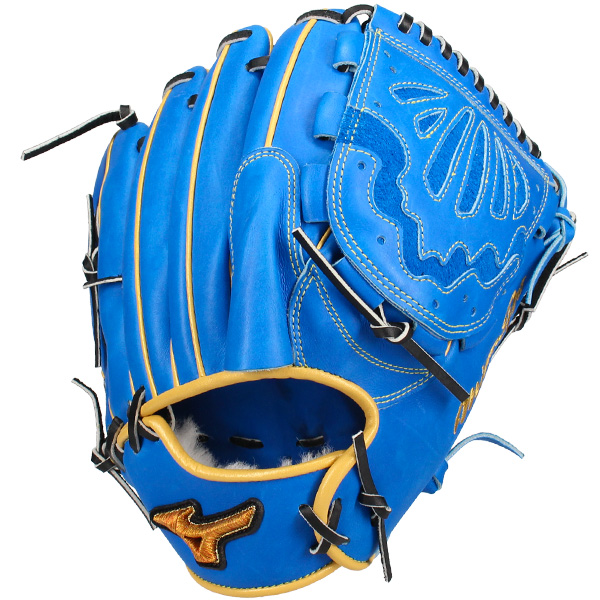 ミズノプロ投手用グローブ（MIZUNO／スポーツ用品）（色：ブルー系）の