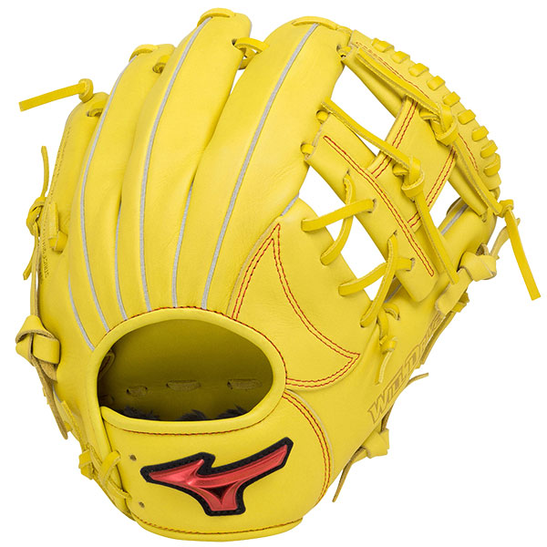 Mizuno Ace of Diamond イエロー グローブ ミズノ 軟式グラブ・ミット イエロー | スポーツ用品はスーパー