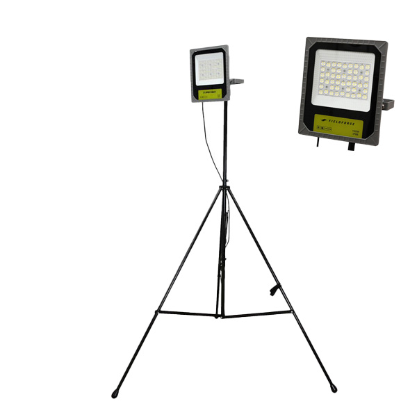 野球 フィールドフォース 夜間練習用LED投光器 LEDライト2個セット FLED-100W-FLED-100WTAN Fieldforce 野球用品 スワロースポーツの画像
