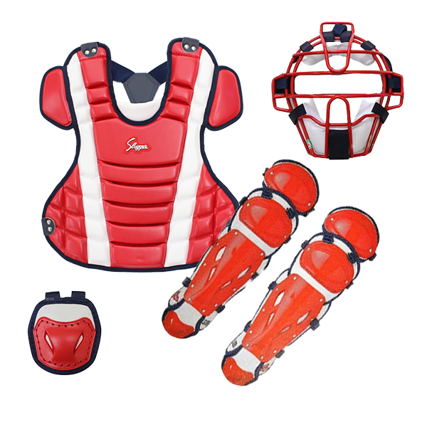 久保田スラッガー 野球 軟式 少年用 キャッチャー防具 4点セット