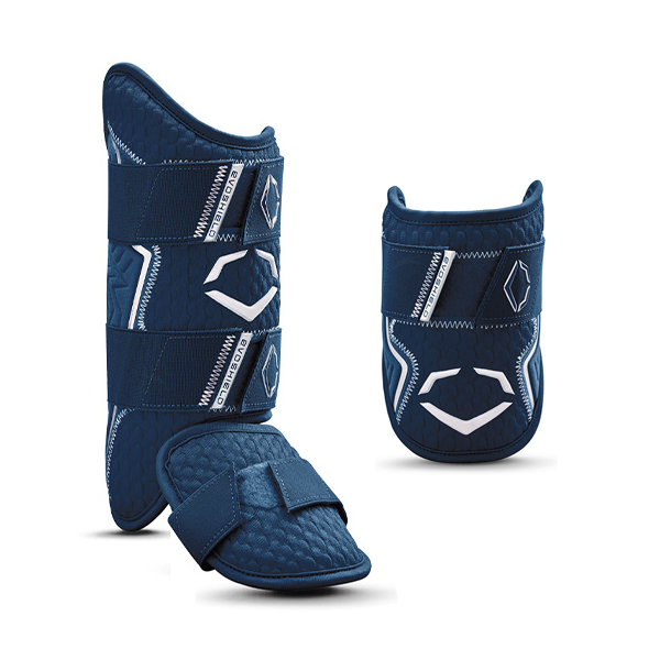 エルボーガード ネイビー フリーサイズ EVOSHIELD EvoShield エボシールド ダブル ストラップ エルボー