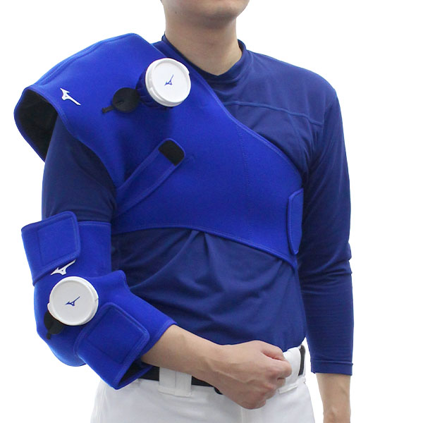 MIZUNO - 肩用アイシング  アイシングバック2個付き Amazon | ミズノ ジュニア用アイシングサポーター (肩用