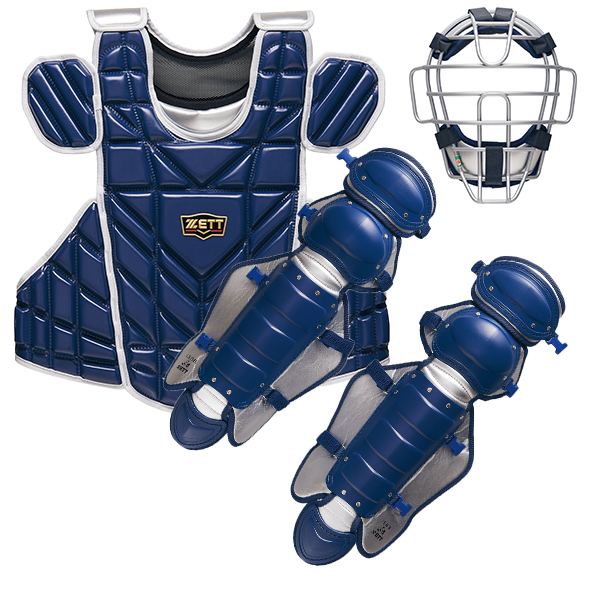 ゼット（ZETT） 野球 防具 捕手用 キャッチャー用 軟式用 3点セット