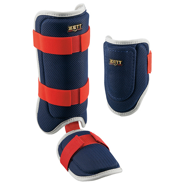 エルボーガード フットガード 野球（色：レッド系）のおすすめ人気商品