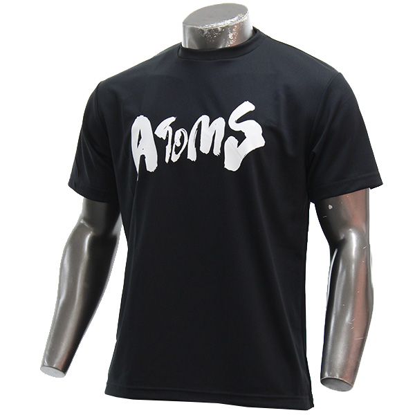 野球 アトムズ ウエア ウェア ATOMS ロゴ Tシャツ 半袖 ベースボールシャツ ドライTシャツ ATS-001 ATOMS 野球用品 スワロースポー｜swallow4860jp｜02