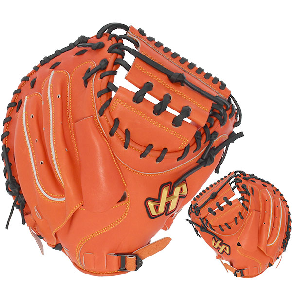 ハタケヤマ 軟式グローブ（色：オレンジ系）｜グローブ｜野球