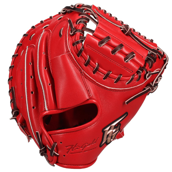 己極 野球 ハイゴールド 軟式キャッチャーミット 大人 一般 SR