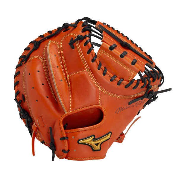 【型超良好】MizunoPro 硬式用 キャッチャーミット オレンジ 1ajch21000-0728-1.jpg