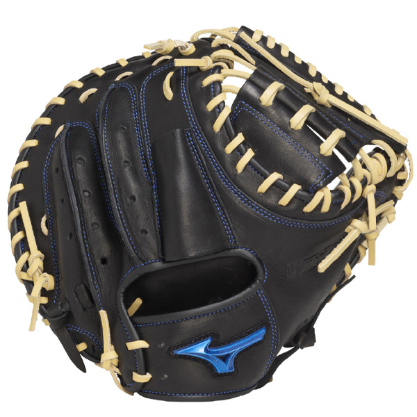 一般軟式キャッチャーミットブルー（MIZUNO／野球グローブ