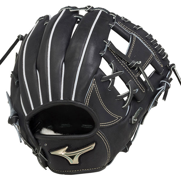 ミズノプロ　ビックM オーダー硬式グローブ 希少 イエロー×ブラック　内野手用 野球 ミズノ 硬式グローブ 硬式 グローブ ミズノプロ オーダー