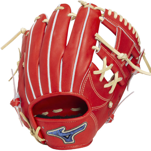 ミズノプロ硬式野球グローブ 赤 内野手用 クーポン対象外】 ミズノ(MIZUNO) 野球 硬式グローブ 内野手用 硬式用