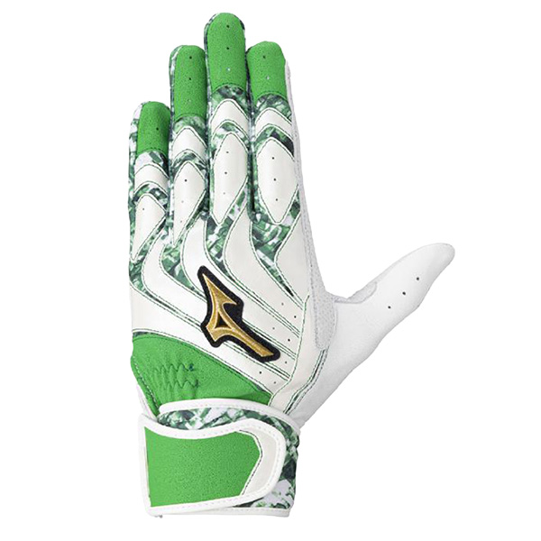 Mizuno バッティングネット グリーン MIZUNO バッティンググローブ（色：グリーン系）｜手袋｜野球