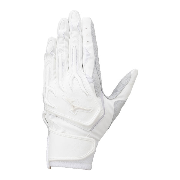MIZUNO 野球 バッティンググローブ ミズノプロ 白 両手 高校野球