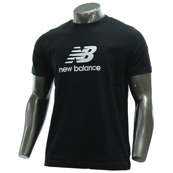 野球 ニューバランス ウエア ウェア New Balance Stacked Logoショートスリーブ Tシャツ 半袖 丸首 MT41502 NewBalance｜swallow4860jp｜03