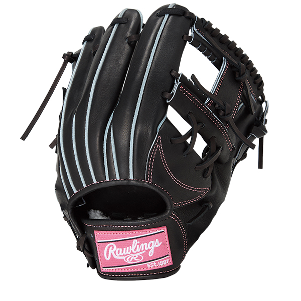 Rawlings - Rawlings　硬式野球用グローブ　内野用黒のレザー製 ローリングス グローブ・ミット メンズ 硬式 HOH JAPAN 内野手用
