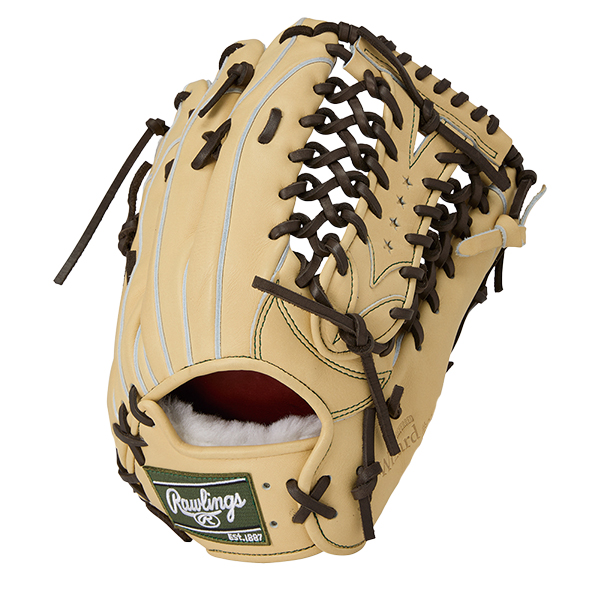 ひ*る様 Rawlings 硬式グローブ ベージュ Rawlings 硬式グローブ ベージュ レトロデザイン