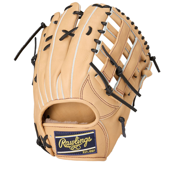 Rawlings 硬式グローブ ベージュ レトロデザイン