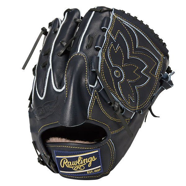 [未使用品]Rawlings 軟式グローブ 黒 右手用投手 raw-gh6hpa15w_3_1.jpg?size=n グローブ