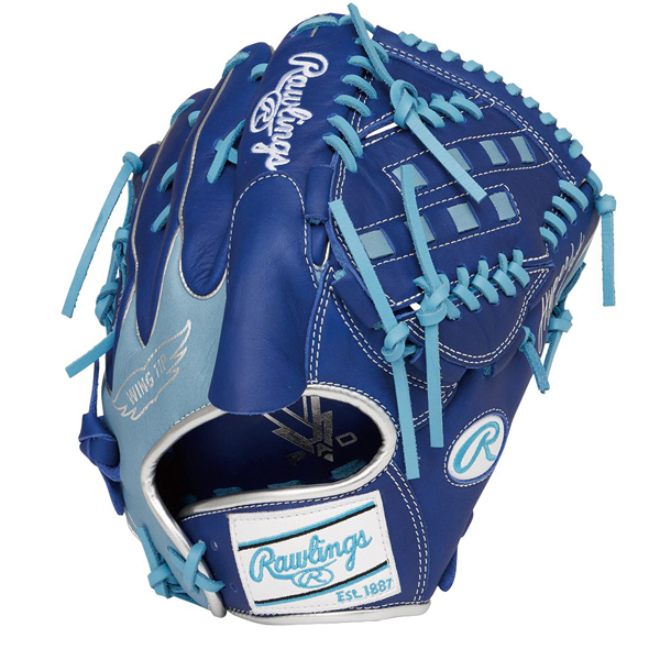 【まぁ】Rawlings 青 軟式グローブ Rawlings ローリングス 野球 一般軟式グローブ 投手 メンズ