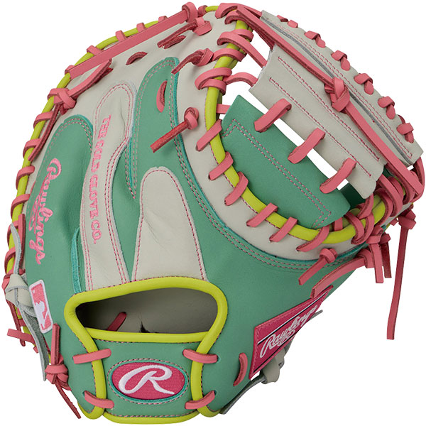 【美品】Rawlings 軟式グローブ ピンク チェッカー　ファーストミット HOH ローリングス 軟式グラブ ファーストミット UV GRAPHIC N6 BASIC