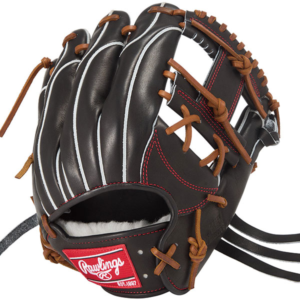 Rawlings 軟式 野球グローブ ベージュ/レッド ローリングス(Rawlings) 野球 一般軟式グローブ 内野手 HOH PRO EX
