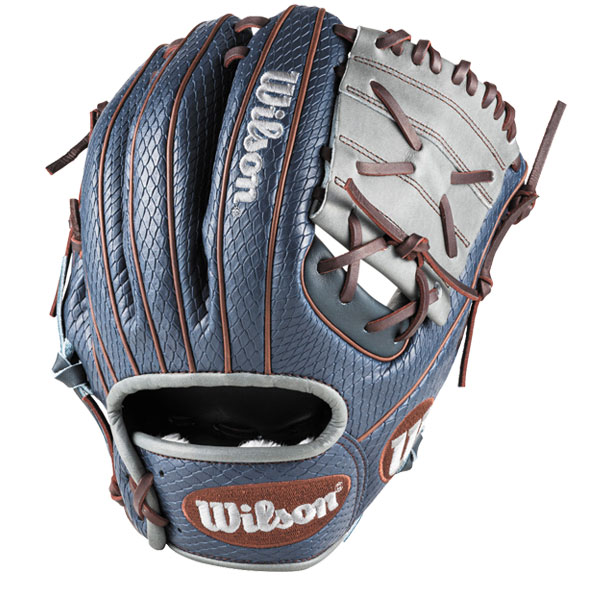 Wilson 軟式野球グローブ ネイビー/水色 ウィルソン（Wilson／軟式グローブ）（色：ブルー系）｜グローブ