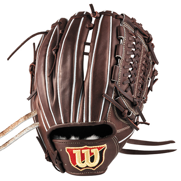 Wilson 硬式グローブ ブラック オールラウンド　日本製 Wilson 硬式グローブ（ポジション：オールラウンド）｜グローブ